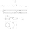 Душевой лоток BELBAGNO LUCE 80 см, BB-LD-LUCE-80-BIANCO